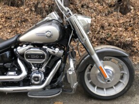 2023 Harley-Davidson® Fat Boy® 114 Gray Haze/Silver Fortune thumb 3