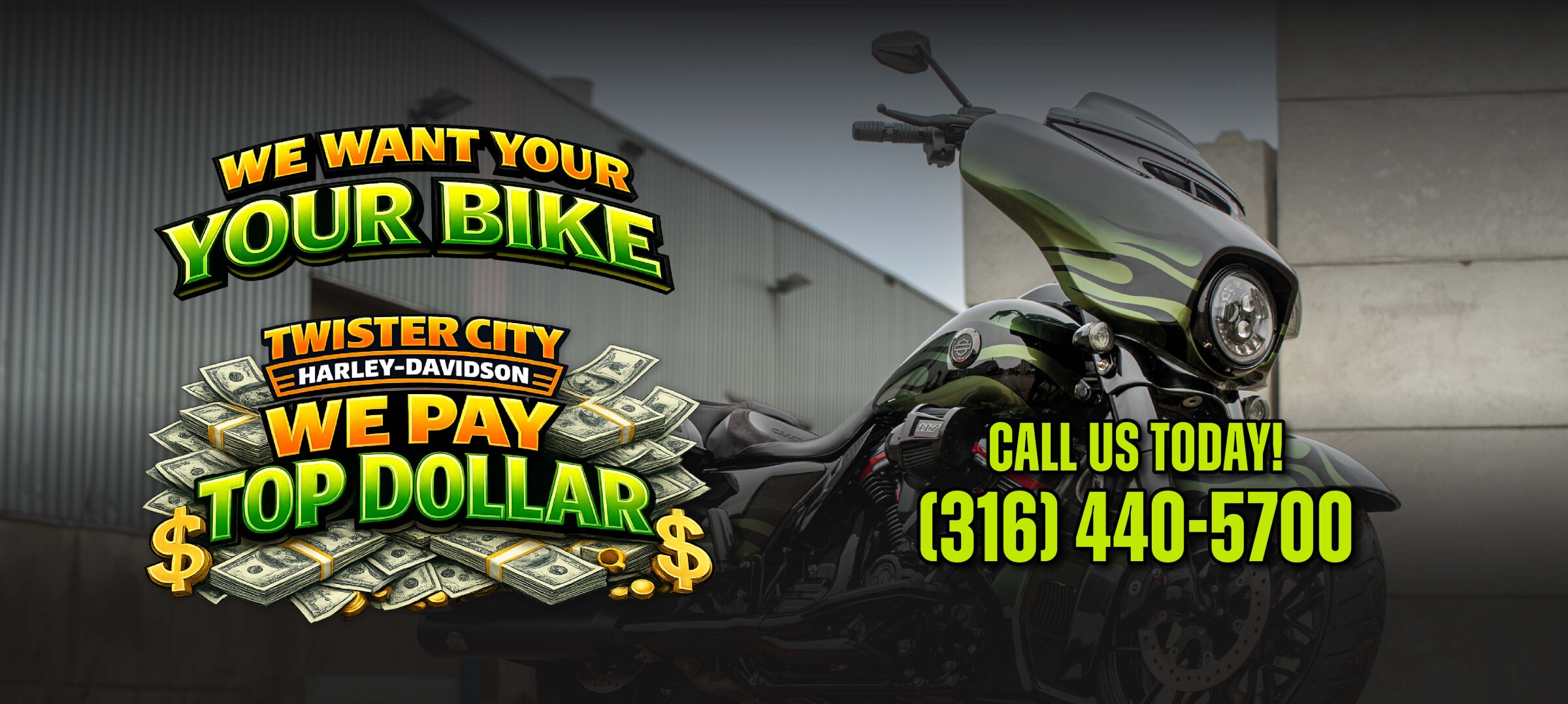 We want your bike!