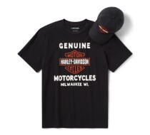 Men's Bar & Shield Hat & Tee Gift Set