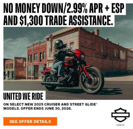 No Money Down/2.99% APR + ESP & $1,300 Trade Assistance