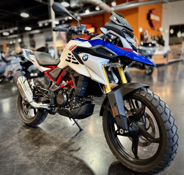 2025 BMW Motorrad G 310 GS Polar White / Racing Blue Metallic