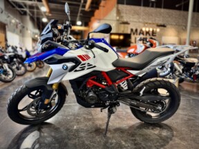 2025 BMW Motorrad G 310 GS Polar White / Racing Blue Metallic thumb 2
