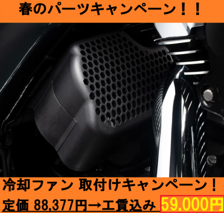 【台数限定】4/19～5/10　春のカスタムキャンペーン！