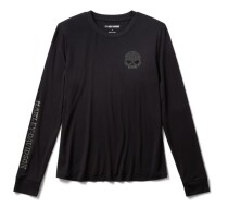 Harley-Davidson women´s Longsleeve Willie G Skull Bling black