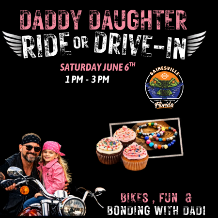 Daddy Daughter Ride in or Drive-In