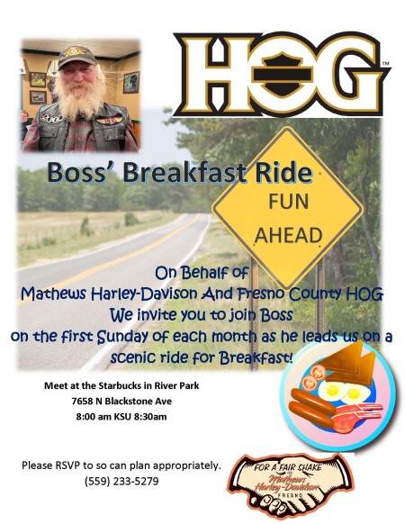 Boss' Breakfast Ride