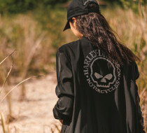 Women's Willie G Skull Bling Bomber