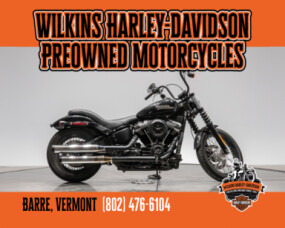 2018 HARLEY-DAVIDSON FXBB STREET BOB in Vivid Black thumb 2