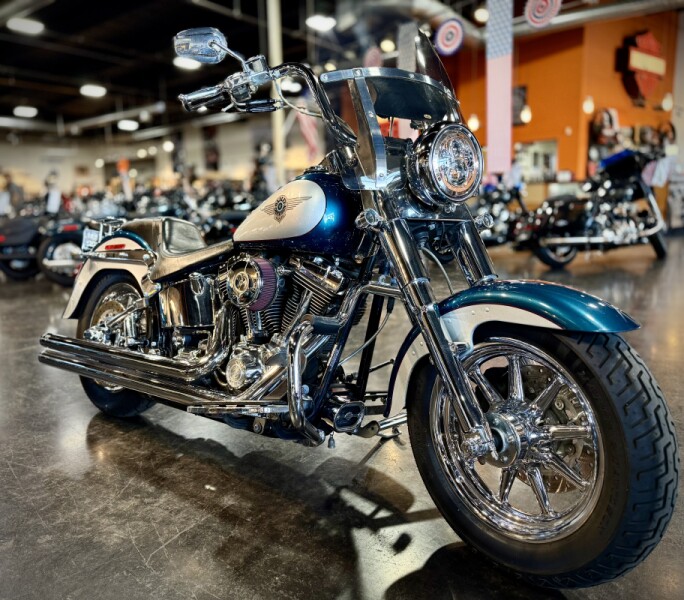 2004 Harley-Davidson® Fat Boy® Two-Tone Luxury Teal and Brilliant Silver