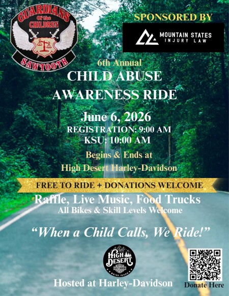 CHILD ABUSE AWARENESS RIDE