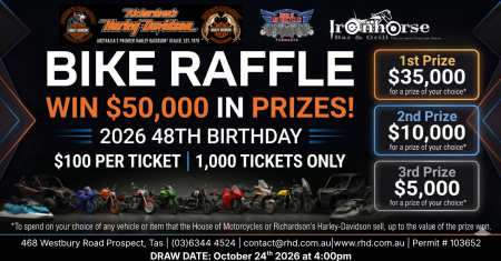 48th Birthday Raffle – Supporting the Neonatal Unit
