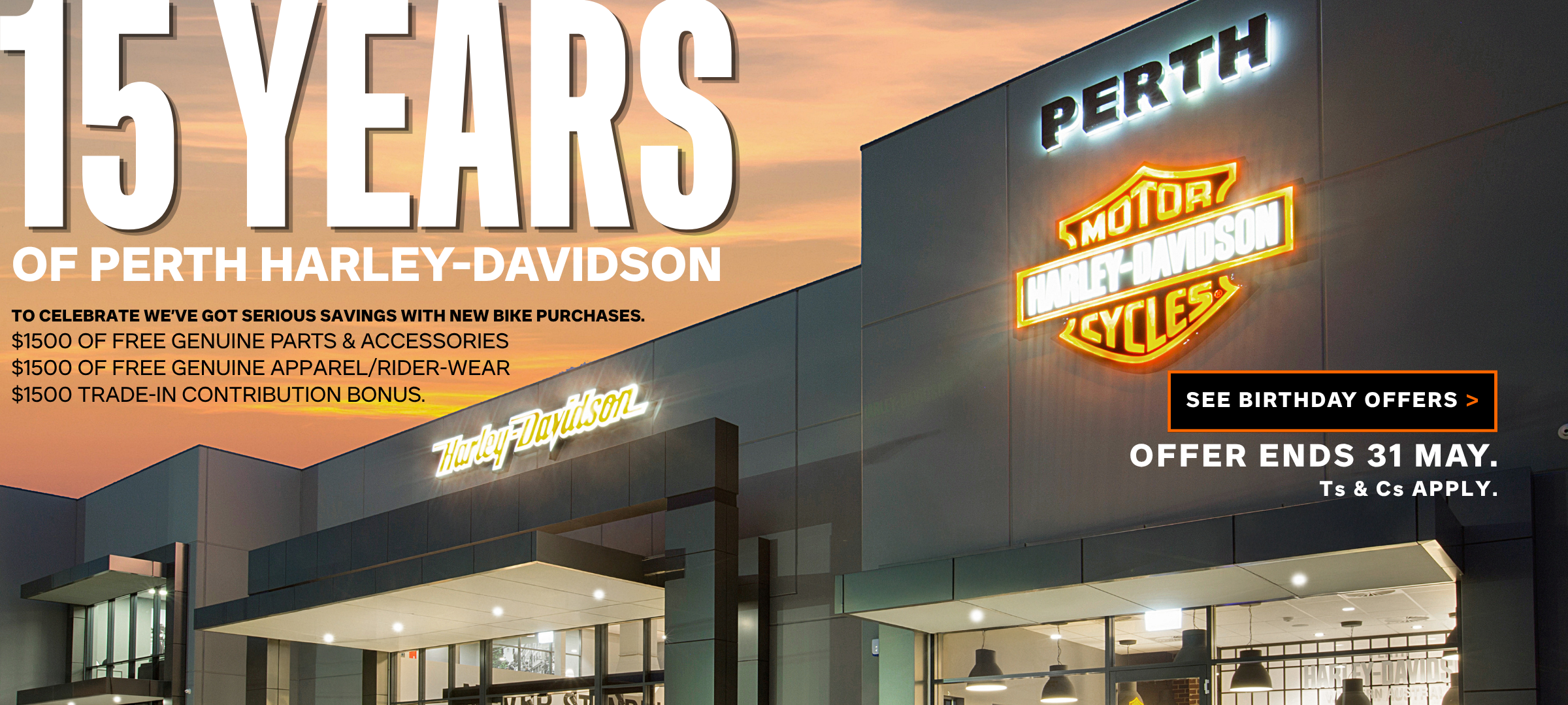 15 Years of Perth Harley-Davidson