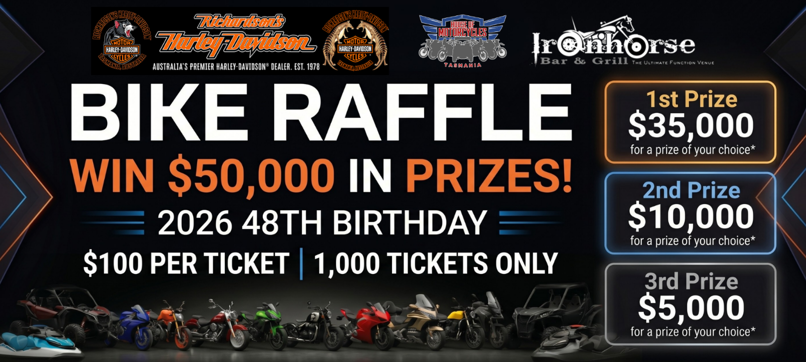 48th  BIRTHDAY RAFFLE