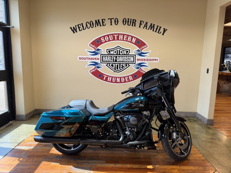 2026 Harley-Davidson® Street Glide® Teal Thunder / Vivid Black Black Trim