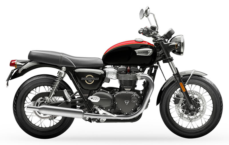 2026 Triumph Bonneville T100 Jet Black/Diablo Red