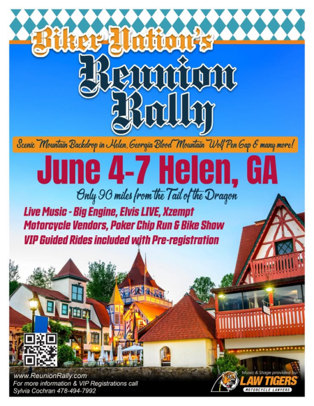 Frazier's H-D is at Biker Nation's Reunion Rally