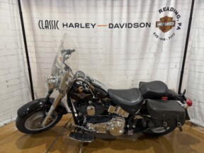 2002 Harley-Davidson® Fat Boy® VIVID BLACK W/STRIPE thumb 0