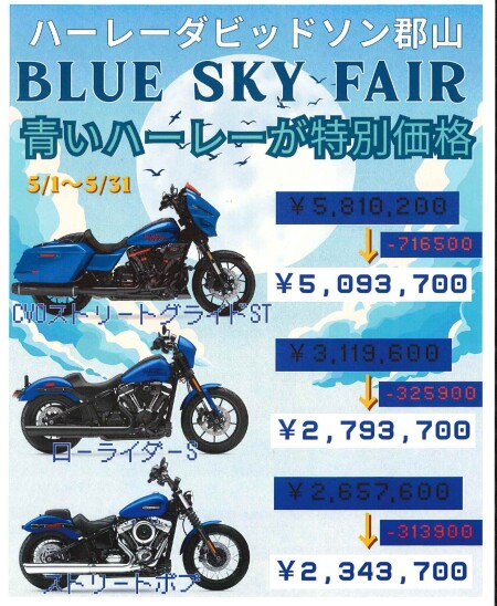 MASH オール塗装済み　青 ハーレーダビッドソン コラボ ✨【5月限定！青いハーレーが特別価格】✨ | Harley-Davidson® 郡山
