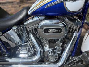 2014 Harley-Davidson® CVO™ Softail® Deluxe White Gold Pearl & Deep Cobalt Pearl thumb 2