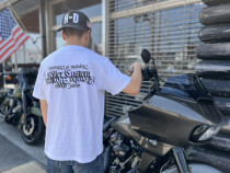 【S～XL】TERADA MOTORS × KILLER CUSTOM オリジナルコラボTシャツ ホワイト