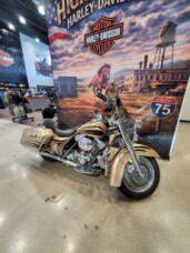 2003 Harley-Davidson® Screamin’ Eagle Road King Centennial Gold and Vivid Black with Gold Leaf Graph thumb 0