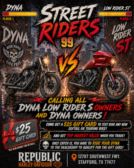 Street Riders Showdown – Dyna & Low Rider S Owners Test Ride Event at Republic Harley-Davidson