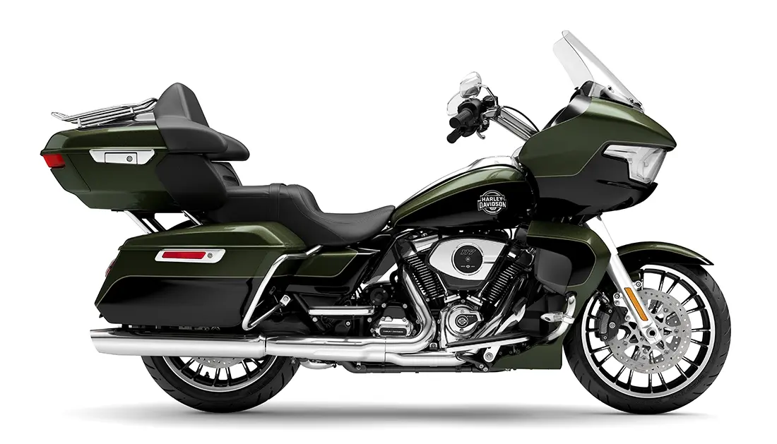 2026 Harley-Davidson® Road Glide Limited Olive Steel Metallic / Vivid Black Chrome Trim