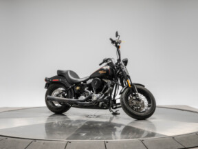 2009 HARLEY-DAVIDSON FLSTSB CROSS BONES in black denim with 10,007 miles thumb 3