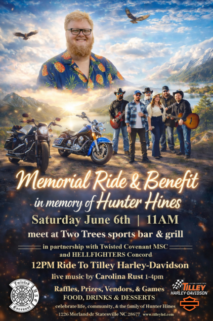 Memorial Ride & Benefit for Hunter Hines
