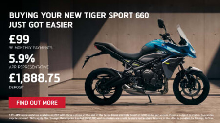 TIGER SPORT 660 - NOW AVAILABLE ON 5.9% APR REPRESENTATIVE