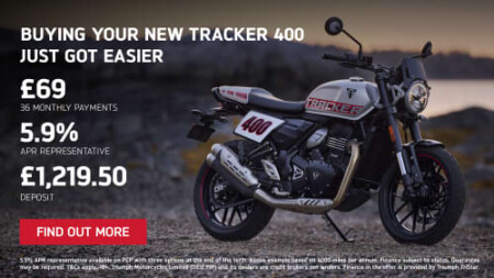 TRACKER 400 - NOW AVAILABLE ON 5.9% APR REPRESENTATIVE
