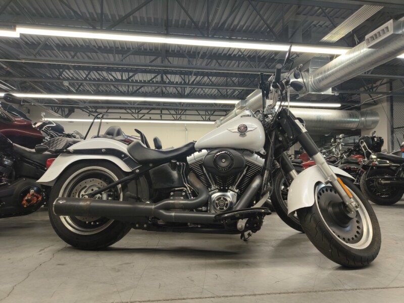 2011 Harley-Davidson® Fat Boy® Lo White Hot Denim
