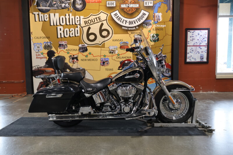 Harley-Davidson® Heritage Softail® Classic 2004 FLSTCI GOLD/BLACK W/PINSTRIPE