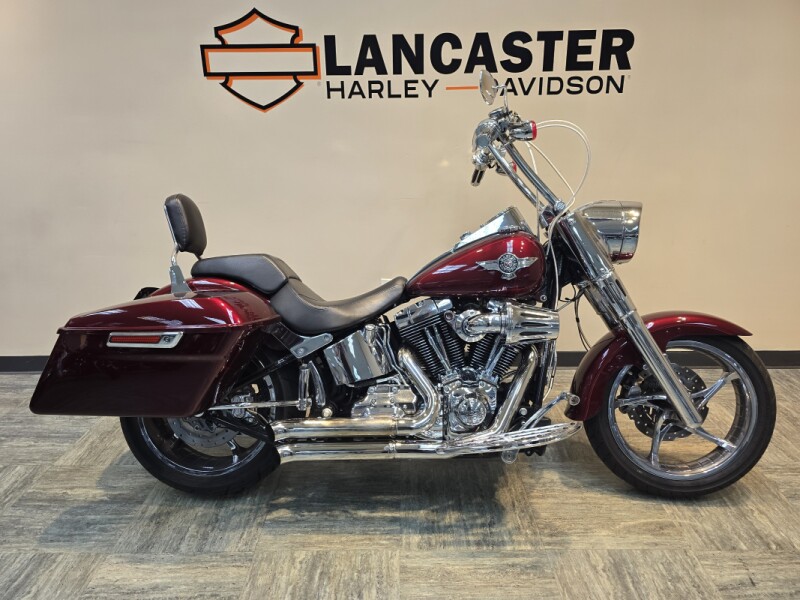 2015 Harley-Davidson® Fat Boy® Mysterious Red Sunglo FLSTF