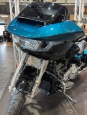 Teal Thunder and Black Road Glide thumb 1