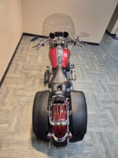 2014 Harley-Davidson® CVO™ Softail® Deluxe Crimson Red Sunglo and Ruby Flake FLSTNSE thumb 1