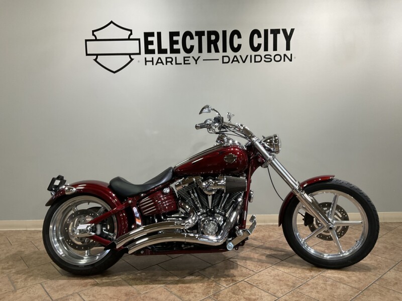 2008 Harley-Davidson® Softail® Rocker™ C Crimson Red Sunglo & Candy Red Sunglo  FXCWC