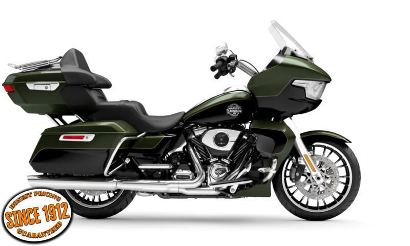 2026 Harley-Davidson® Road Glide Limited Olive Steel Metallic / Vivid Black Chrome Trim