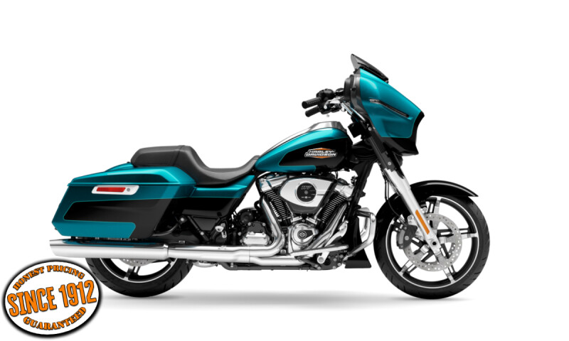 2026 Harley-Davidson® Street Glide® Teal Thunder / Vivid Black Chrome Trim