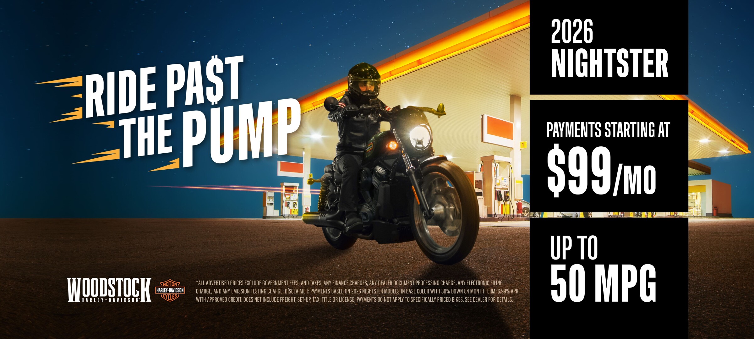 Harley-Davidson Nightster from $99* a Month