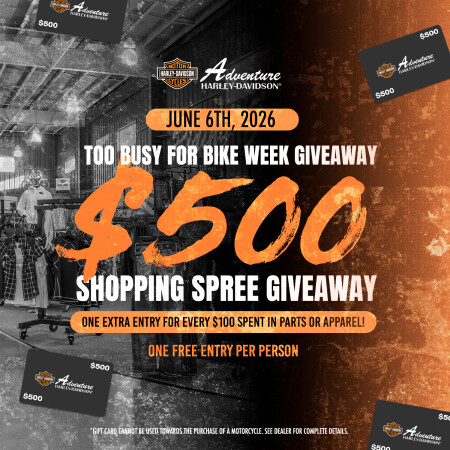 Too Busy for Bike Week Giveaway
