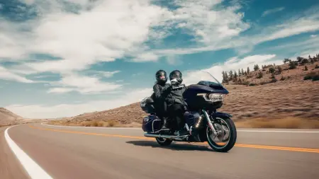 The 2026 Harley-Davidson® Road Glide® Limited Shows Its Signature Front End Near Charlotte NC