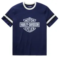 【Men's】エッセンシャル 袖ストライプ ’03 Tシャツ