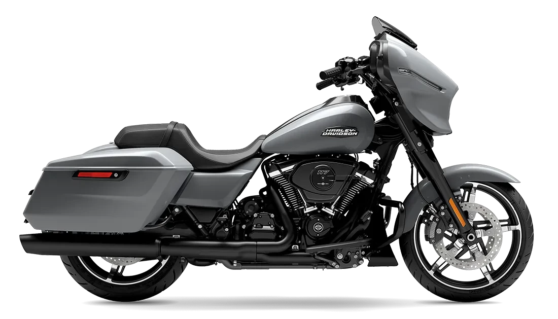 2024 Harley-Davidson® Street Glide® Atlas Silver Metallic - Black Finish