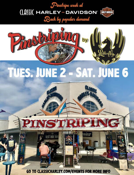 Letterfly Pinstriping is back by popular demand!