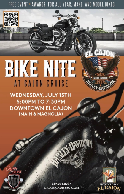 El Cajon Harley-Davidson Bike Nite at the Cajon Cruise