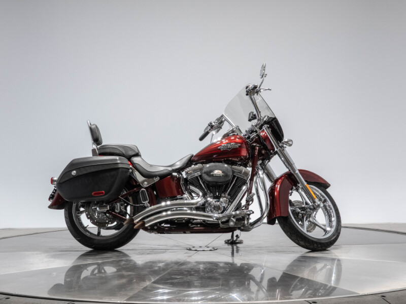 2012 HARLEY-DAVIDSON FLSTSE2 SOFTAIL CONVERTIBLE in Crimson Red Sunglo