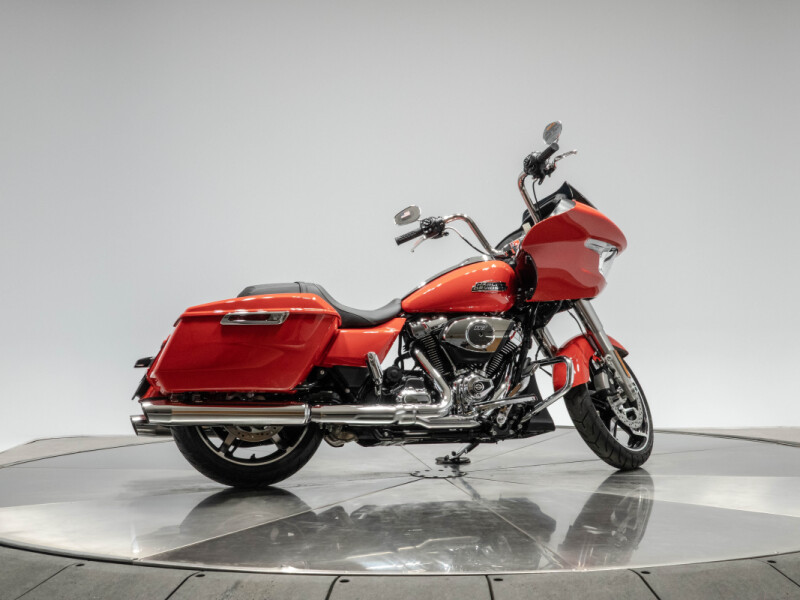 New 2026 Harley-Davidson FLTRX Road Glide in Blood Orange with Chrome Trim with 10 miles