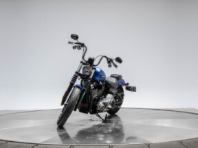 2026 Harley-Davidson FXBB Softail Street Bob in Aurora Blue Denim with Laced Wheels with 10 miles thumb 1