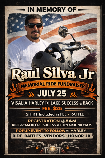 Raul Silva Jr Memorial Ride Fundraiser